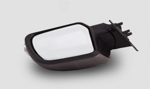 Зеркало УАЗ Patriot с эл.прив. с повторит. цвет Черный металлик "Авантюрин" правое