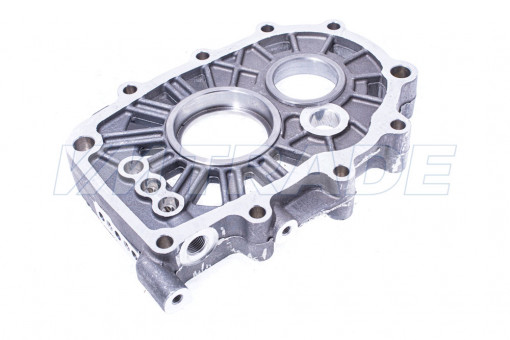 Картер КПП Газель NEXT Н/О средний дв. Cummins 2,8  (пластина промежуточная) тросовый привод в сборе "Оригинал"