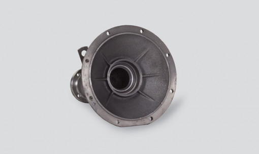 Картер переднего моста УАЗ в СБ с кожухом полуоси (гибридный мост) правый, а/м без ГУР, колея 1465/1445мм