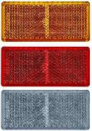 Катафот заднего бампера Газель, Соболь 50х120 мм (креплен. БОЛТ) красный