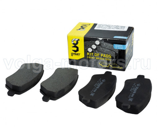 Колодка тормозная LADA Largus, Renault Logan, Sandero, Megane, Twingo, Symbol (к-т 4 шт) передняя (Thalia, Rapid, Clio, Express, PEUGEOT 309)