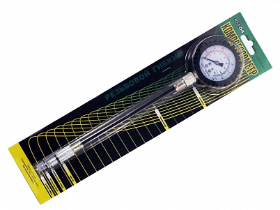 Компрессометр ОРИОН резьбовой, гибкий со шлангом, для бензиновых двигателей 0-1,6 МПа (0-16 кг/см²)