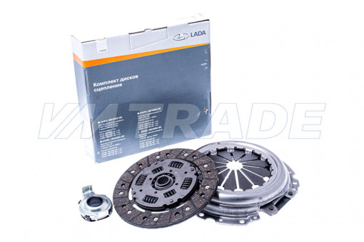 Корзина сцепления + диск + выжимной ВАЗ-2110-2112  (8 клап.) "Оригинал"