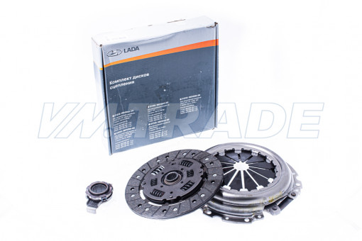 Корзина сцепления + диск + выжимной ВАЗ-2110-2112 (16 клап.) "Оригинал"