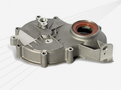 Крышка распред. шестерен Газель дв. УМЗ-4216 с сальником "Оригинал"