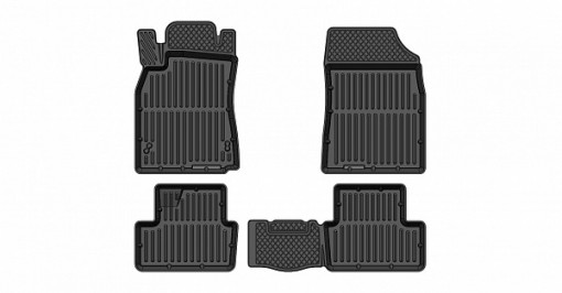 Коврики пола Renault Megane III  (2008-) Premium (к-т 4 шт)