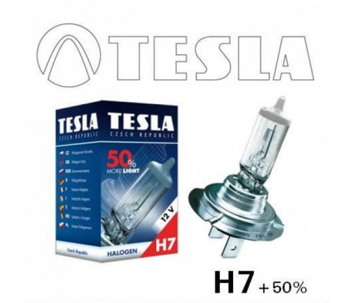 Лампа  H7 12Vх55W +50%