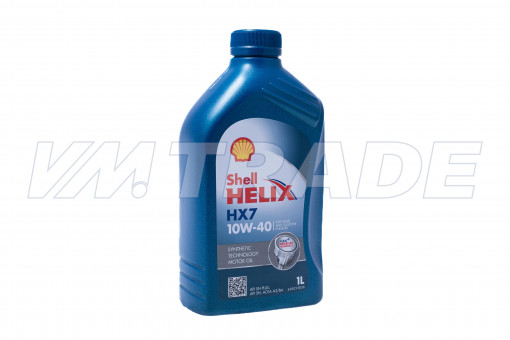 Масло моторное Shell Helix HX7 10W40 SN, A3/B4 п/синтетика  1 л