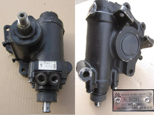 Механизм рулевого управления УАЗ-452, 2206 дв.УМЗ-4213, ЗМЗ-409 Евро-III, IV с ГУР под клин