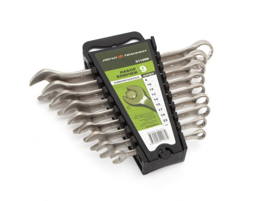 Набор ключей комбинированных  (9 шт.) холдер 8,10,12,13,14,15,17,19,22