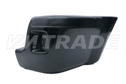 Накладка бампера УАЗ Патриот до 2014 г.в. заднего правая без парктроника, черная