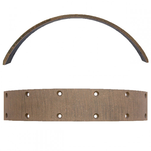 Накладка тормозная УАЗ, РАФ сверленая длинная (309х50х5 мм)