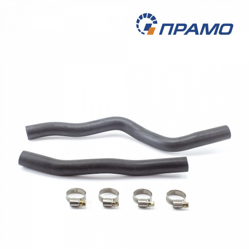 Патрубки отопителя ВАЗ-2123 Chevrolet Niva (к-т 2 шт) с 2002 г.в. с хомутами