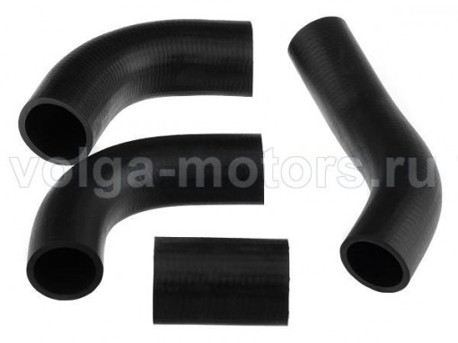 Патрубки радиатора УАЗ-452, 3160 дв.421 100л.с. (к-т 4 шт)