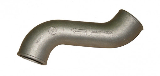 Патрубок интеркулера ГАЗ-3308 средний (металл.) "Оригинал"