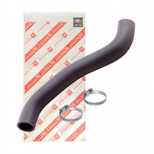 Патрубок радиатора ВАЗ-21082-21099 инж. верхний подводящий c хомутами