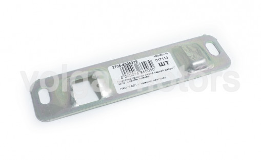 Пластина защелки левой задней двери Газель, Соболь нижняя