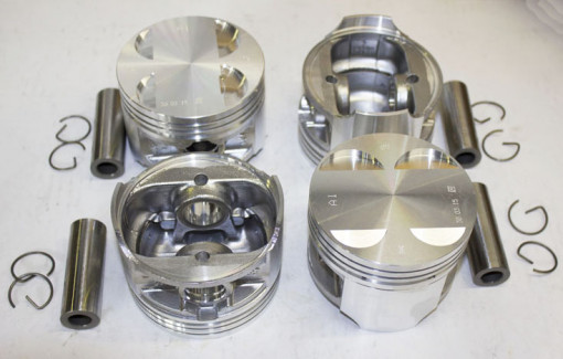 Поршни с пальцами 405 дв. 96,0 гр. B (под узкие кольца)