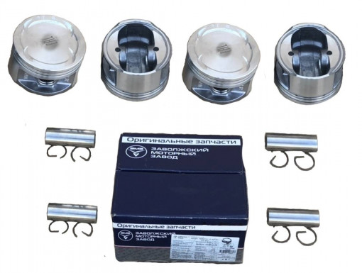 Поршни с пальцами 409 дв. 96,0 группа D (под узкие кольца) "Оригинал"