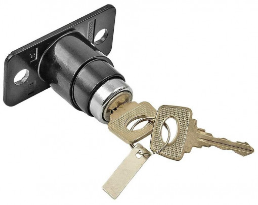 Привод замка багажника ВАЗ-21099 с ключами (черный)