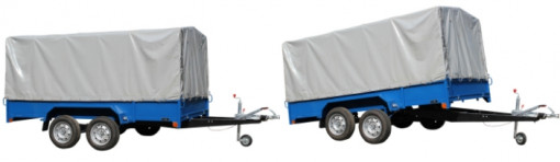 Прицеп автомобильный САЗ-83172-01 бортовой (под высокий тент) двух осный