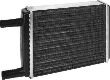 Радиатор отопителя Газель алюм. (2-х рядн. патрубки d=20) Н/О с 2003 г.в