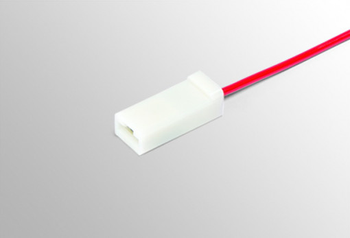 Разъем 1-конт.гнездовой (мама), серия 6,3 мм, с проводом 1,0 мм кв.