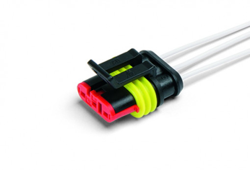 Разъем 3-х конт. гнездовой, серия 2,8 мм, Евро