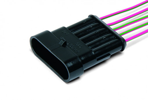 Разъем 5-ти конт. штыревой, серия 2.8 мм, Евро