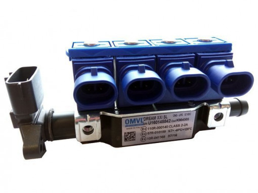 Рампа газовых форсунок Газель Бизнес дв. 4216 Евро-IV в СБ с датчиком абсолютного давления "Оригинал