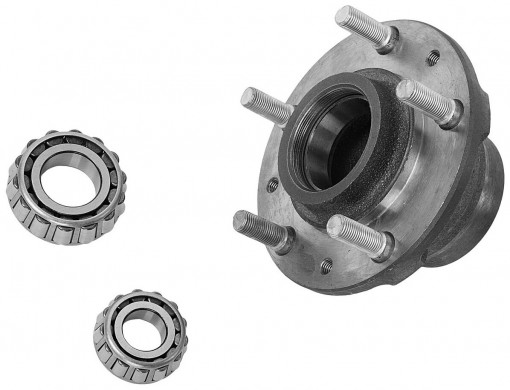 Ступица колеса Соболь без АБС переднего с подшипниками и крепежом "Оригинал"