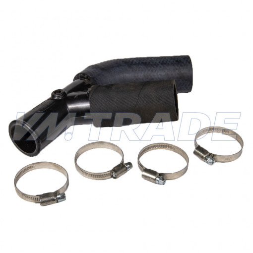 Тройник системы охлаждения Газель дв. УМЗ-4216 Евро-3 в СБ с патрубками