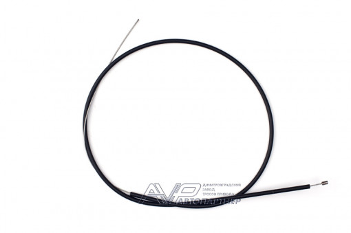 Трос газа Волга, Газель 406 дв. (128 см) в тонкой оплетке черной