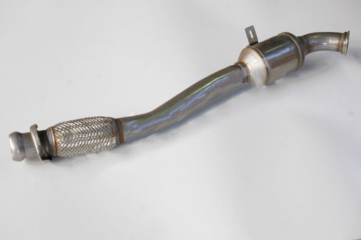 Труба приемная Газель Бизнес дв. Cummins 2.8 Евро-4 с гофрой (нейтрализатор) "Оригинал"