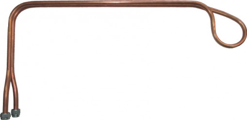 Трубка тормозная ГАЗон NEXT от компрессора к штуцеру (от шланга к муфте) "Оригинал"