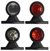 Фонарь габаритный контурный ФГ-12 круглый, мини ножка (крепление 2 отверстия)