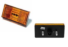 Фонарь габаритный К..З н/о боковой LED желтый 24В