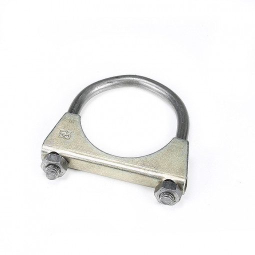 Хомут глушителя d=55мм Волга, Газель, ГАЗ-53, УАЗ (бел. цинк)