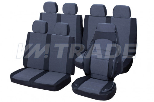 Чехлы сидений Газель, Газель Бизнес (7-ми мест.) ткань жаккард