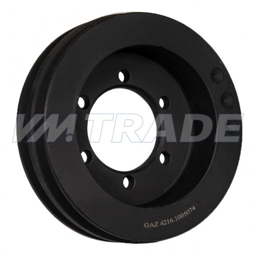 Шкив привода вентилятора Газель Бизнес дв.4216 Евро-3 с ГУР (под клиновой ремень) "Оригинал"