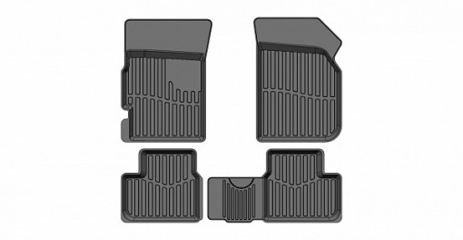 Коврики пола Chevrolet Spark  (2010-2015) Premium (к-т 4 шт)