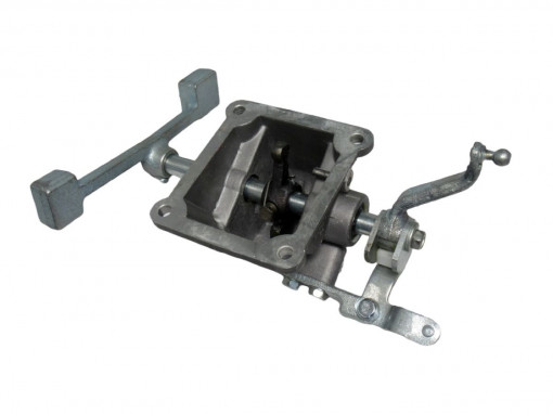 Крышка КПП Газель NEXT в СБ, механизм управления КПП, с тросовым приводом "Оригинал"