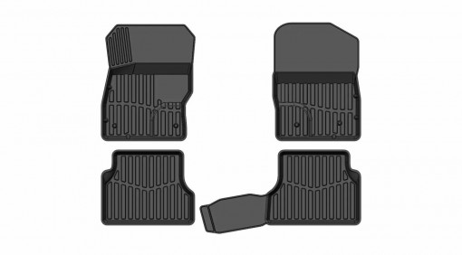 Коврики пола FORD Focus II  (2004-2011) Premium (к-т 4 шт)