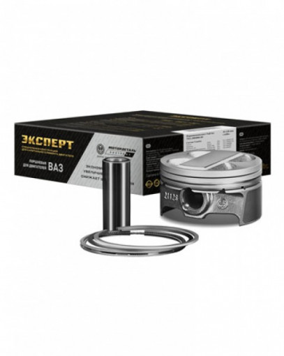 Поршни ВАЗ "Мотордеталь" (82,0) 21126 дв.1,6 16кл. (поршень+палец+кольца) не гнёт клапаны "Эксперт"