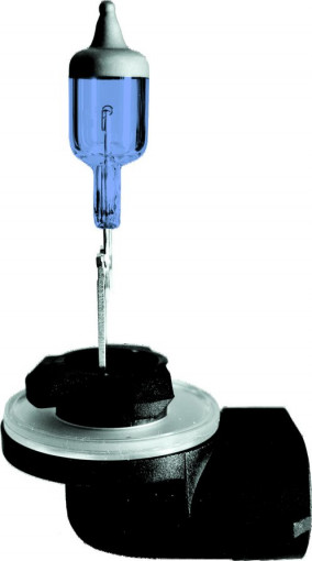 Лампа H27W/2  12Vх27W (угол 90*) голубая