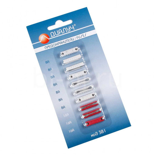 Предохранители классические 7х8А, 3х16А (к-т 10 шт.)