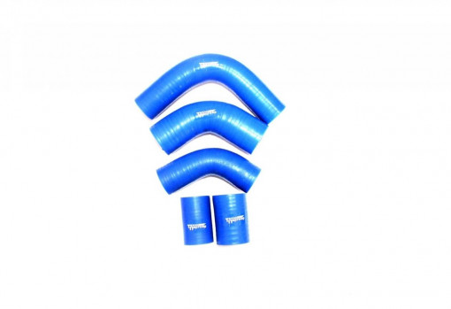 Патрубки радиатора УАЗ-452, 469 дв. УМЗ-421/100л.с. (к-т 5 шт) силикон синий