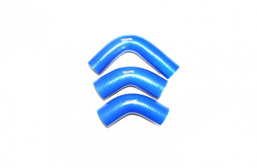 Патрубки радиатора УАЗ 452, 469 дв. УМЗ-4178/90 л.с. (к-т 3 шт) силикон синий