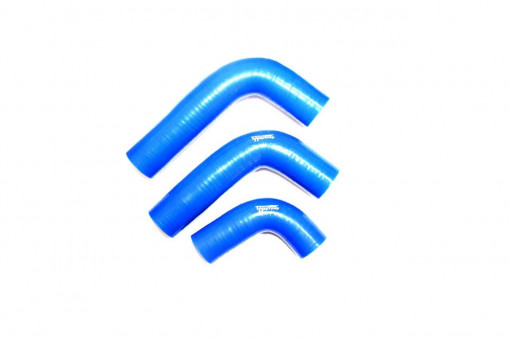 Патрубки радиатора УАЗ-469 дв. УМЗ-421/100л.с. (к-т 3 шт) силикон синий