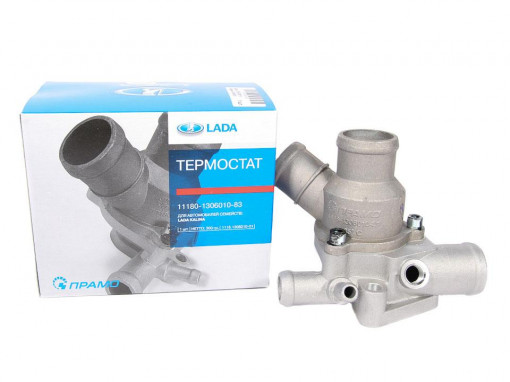 Термостат с корпусом ВАЗ LADA Kalina 85°С "Оригинал"
